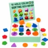 12-Hole Shapes Sorting Box