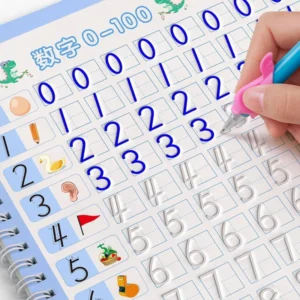 Trace & Learn – Reusable Writing Practice Book for Kids